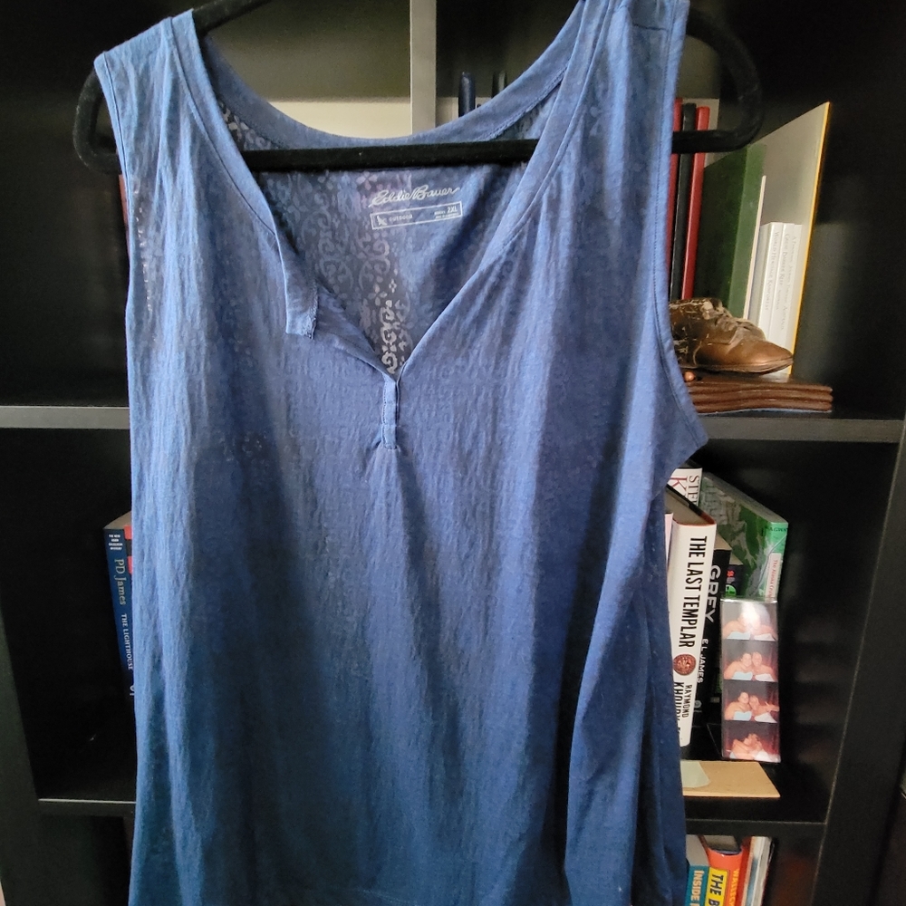 Women's Eddie Bauer Sheer Blue Tank